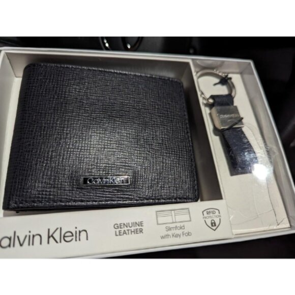 Calvin Klein Men's Wallet Sets-Minimalist Card Cases, Bifold Wallets - Picture 1 of 12